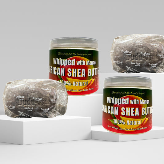 Spring Combo Pack Promotion- Dudu-Osun Black Soap x 2, & Whipped Shea Butter (12oz x 2)