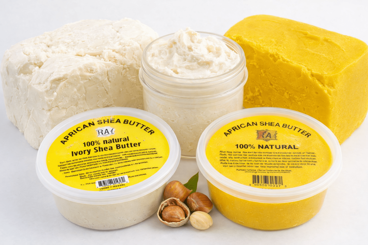Ivory vs Yellow Shea Butter: What’s the Difference?