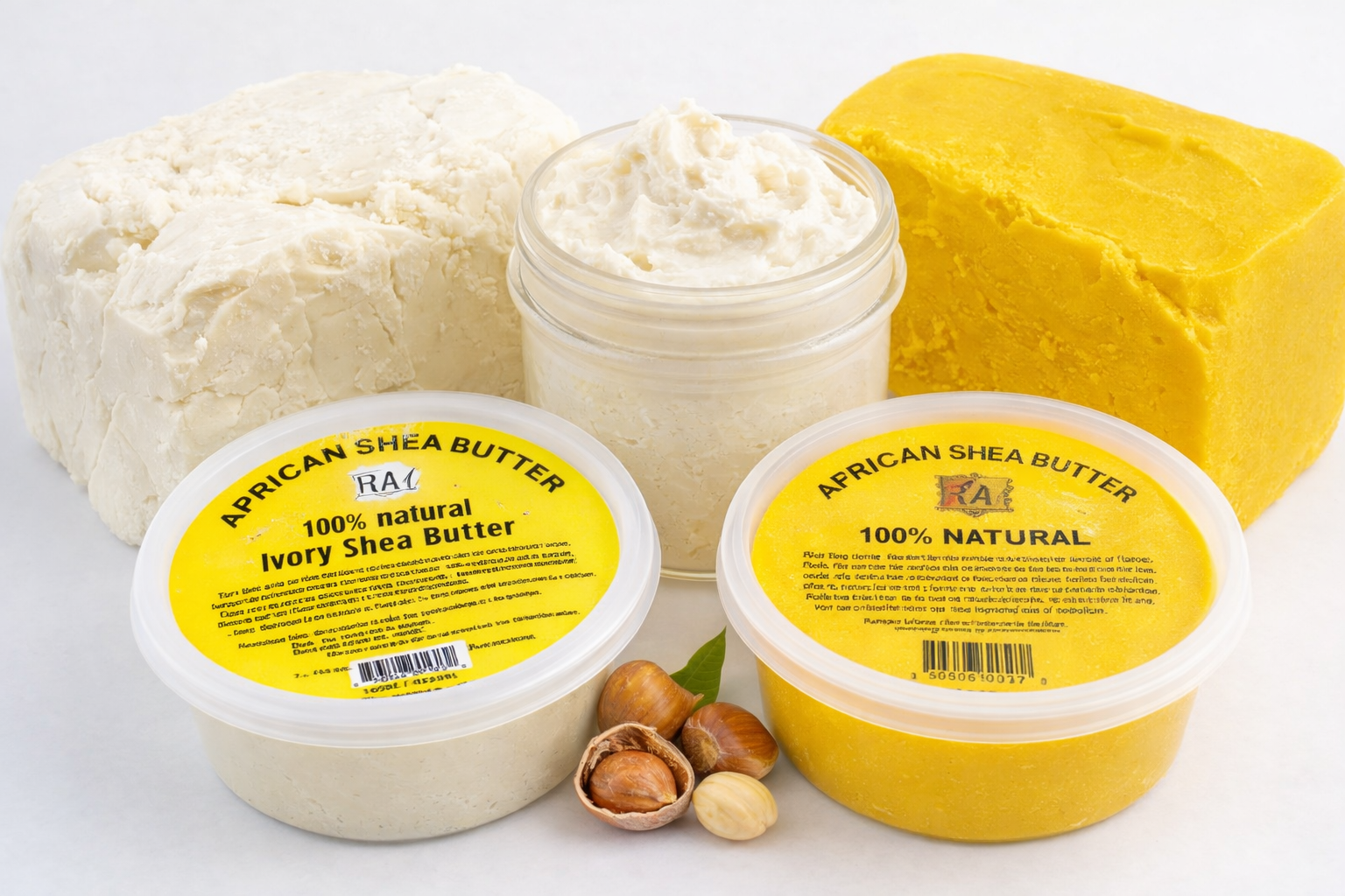 Ivory vs Yellow Shea Butter: What’s the Difference?