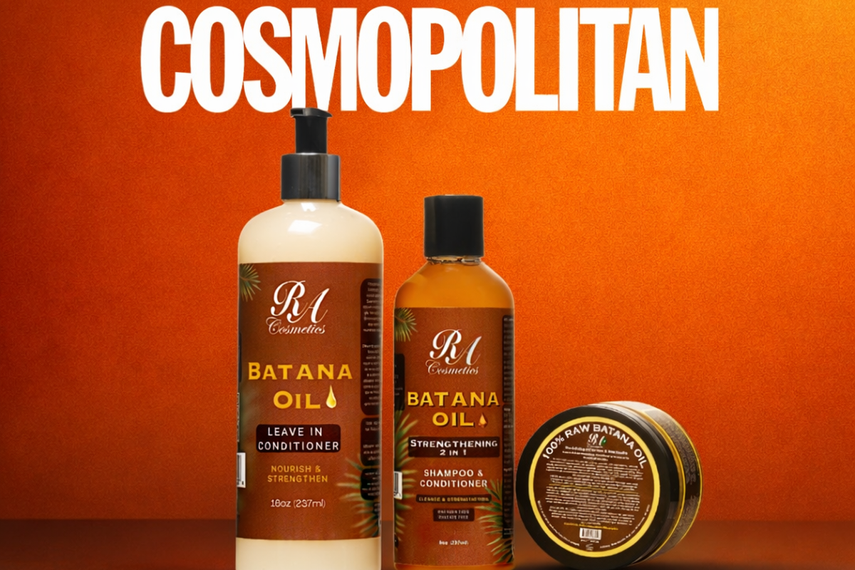 Featured in Cosmopolitan: Does Batana Oil Really Help Hair Grow?