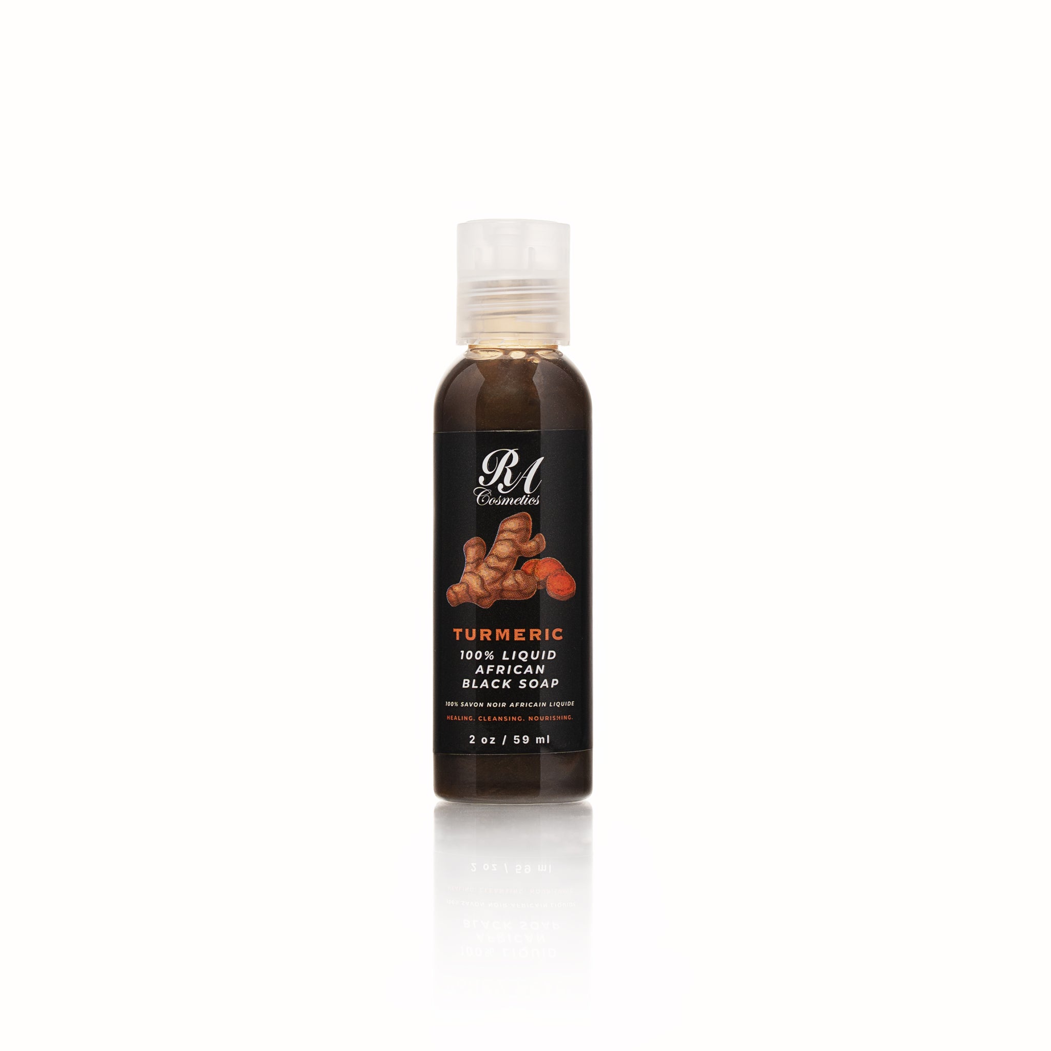 Liquid 100% African Black Soap w/ Turmeric
