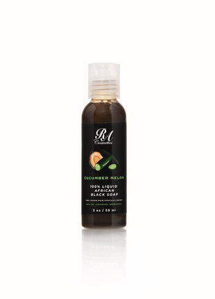 Liquid 100% African Black Soap w/ Cucumber Melon