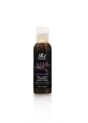 Liquid 100% African Black Soap w/ Lavender
