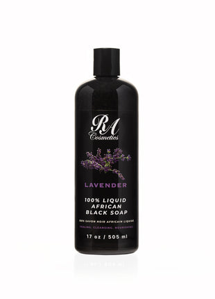 Liquid 100% African Black Soap w/ Lavender