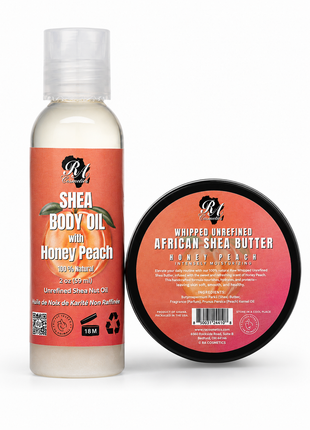 Shea Body Oil - Honey Peach