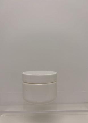 2 oz White Cosmetic Jar with Lid