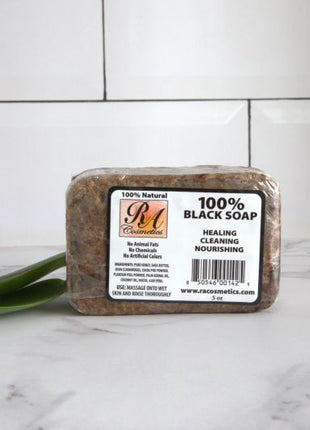100% African Black Soap Bar - Unscented