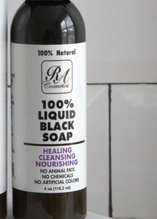 Liquid 100% African Black Soap - Unscented