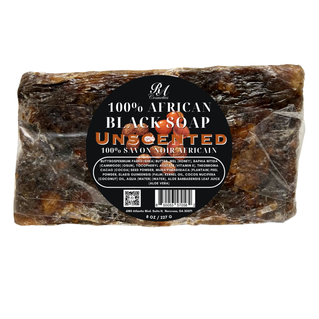 100% BLACK SOAP BAR - UNSCENTED