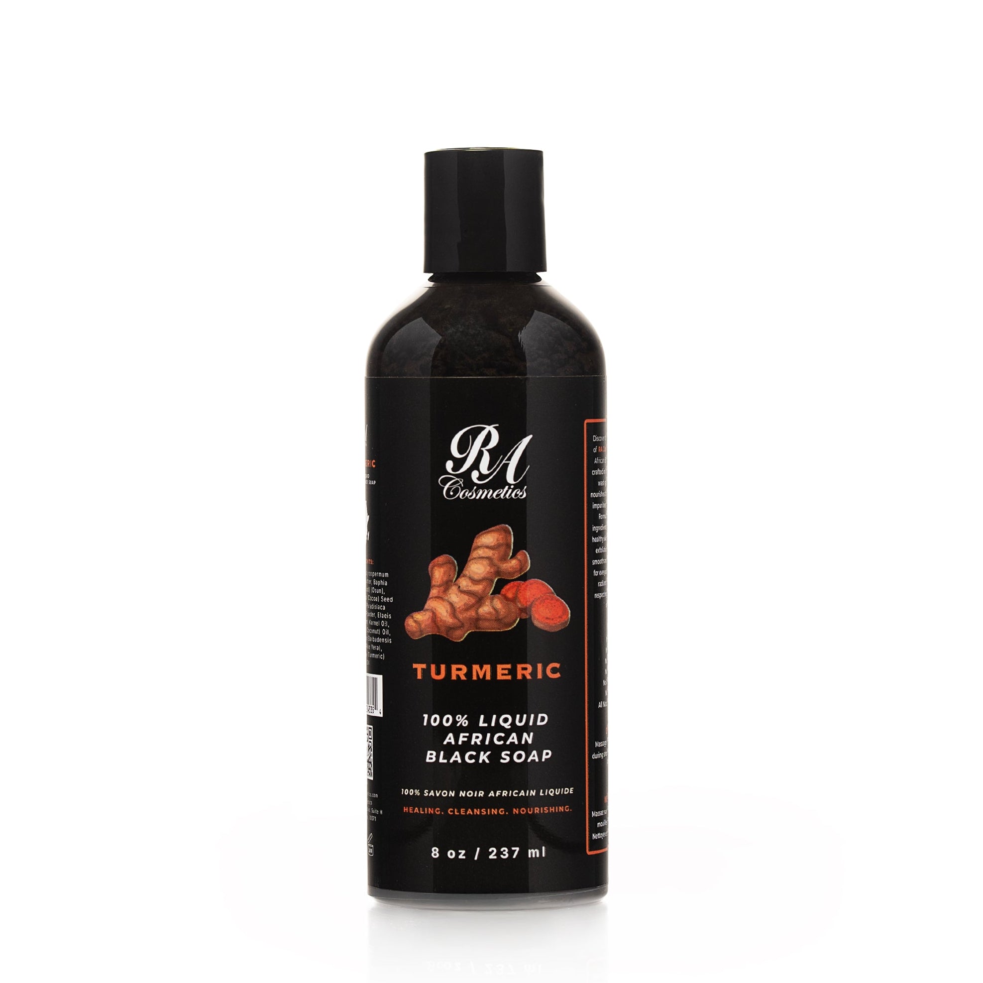 Liquid 100% African Black Soap w/ Turmeric