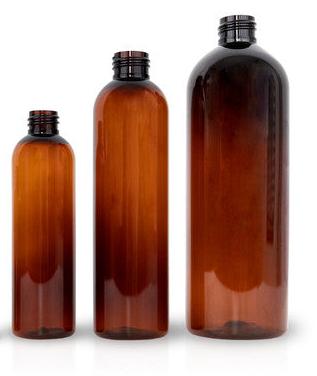 Amber Bottle w/ Black Closure