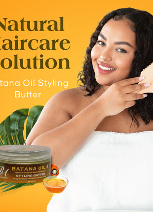 Batana Oil Styling Butter - Protective Styles, Hair Growth, Anti-Breakage