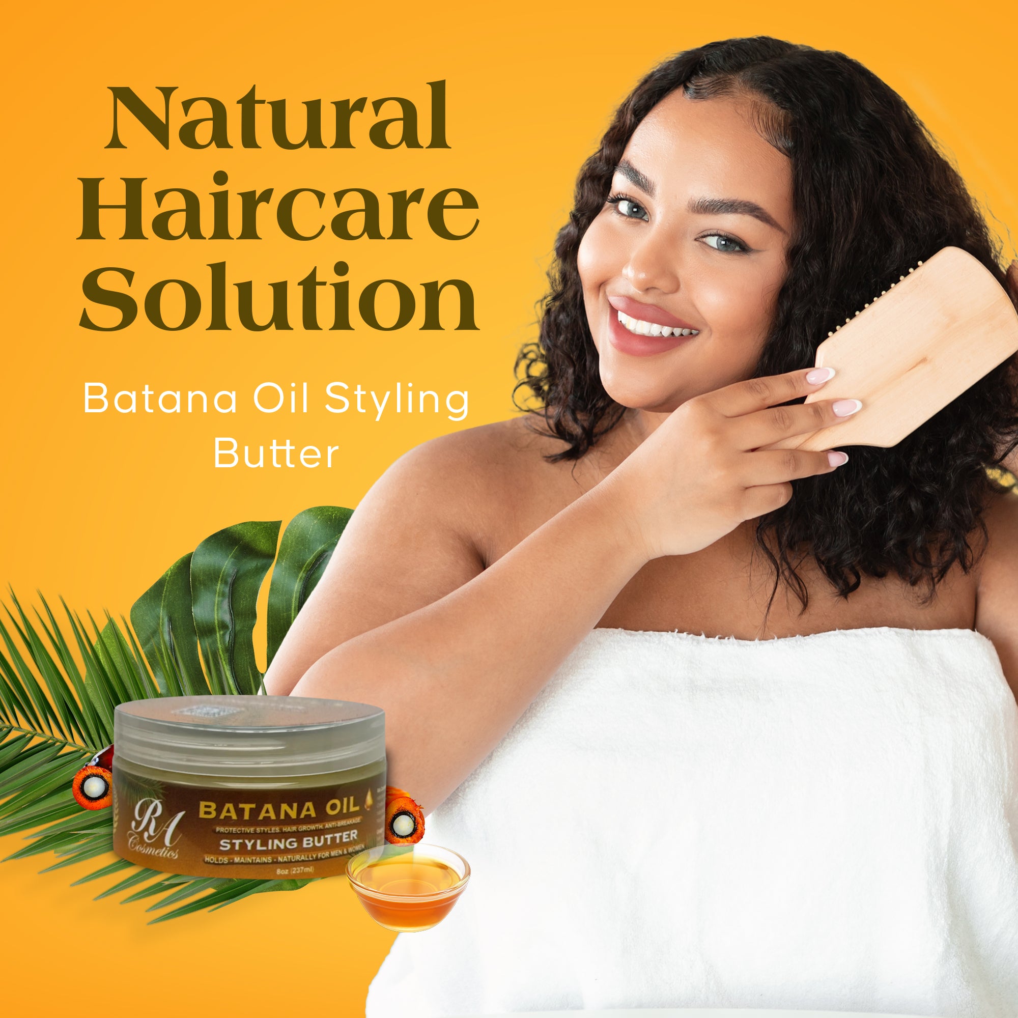Batana Oil Styling Butter - Protective Styles, Hair Growth, Anti-Breakage
