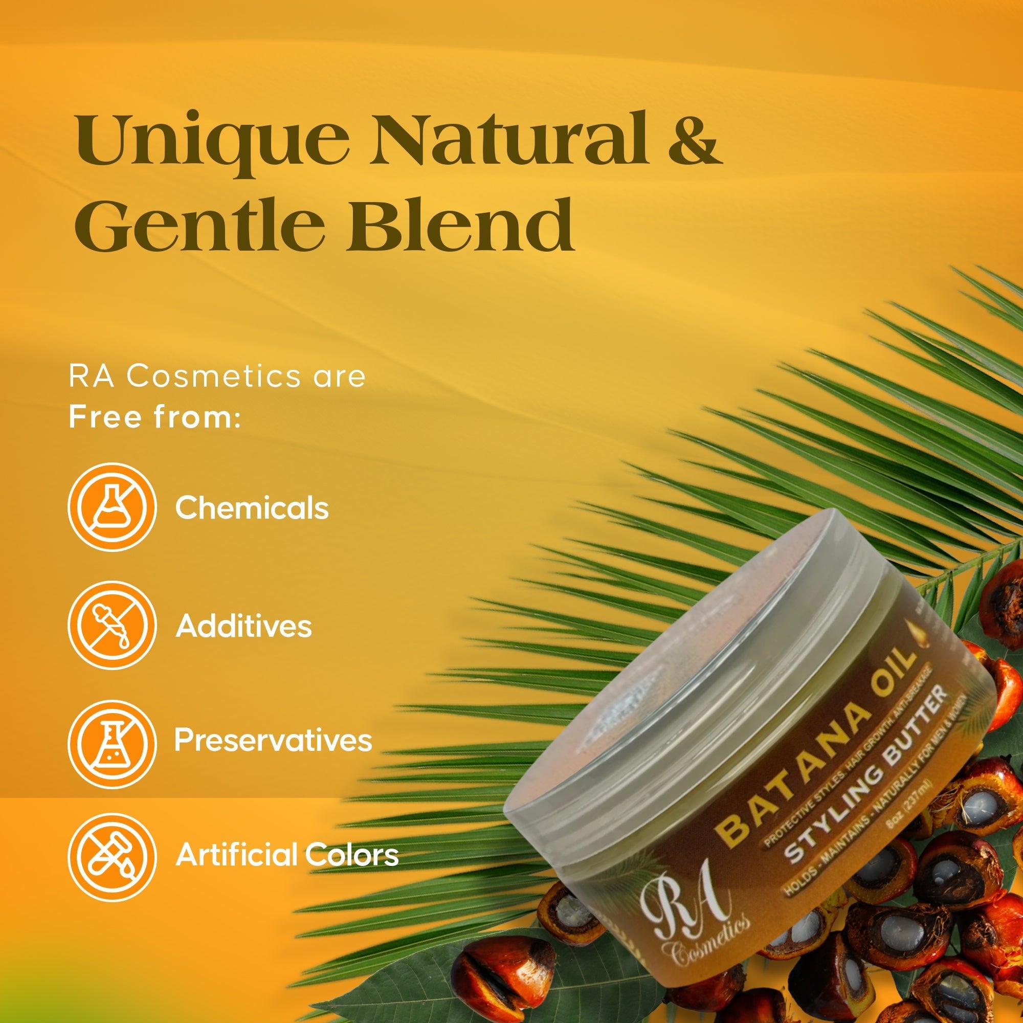 Batana Oil Styling Butter - Protective Styles, Hair Growth, Anti-Breakage