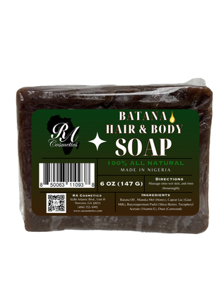 100% Batana Hair & Body Natural Soap Bar