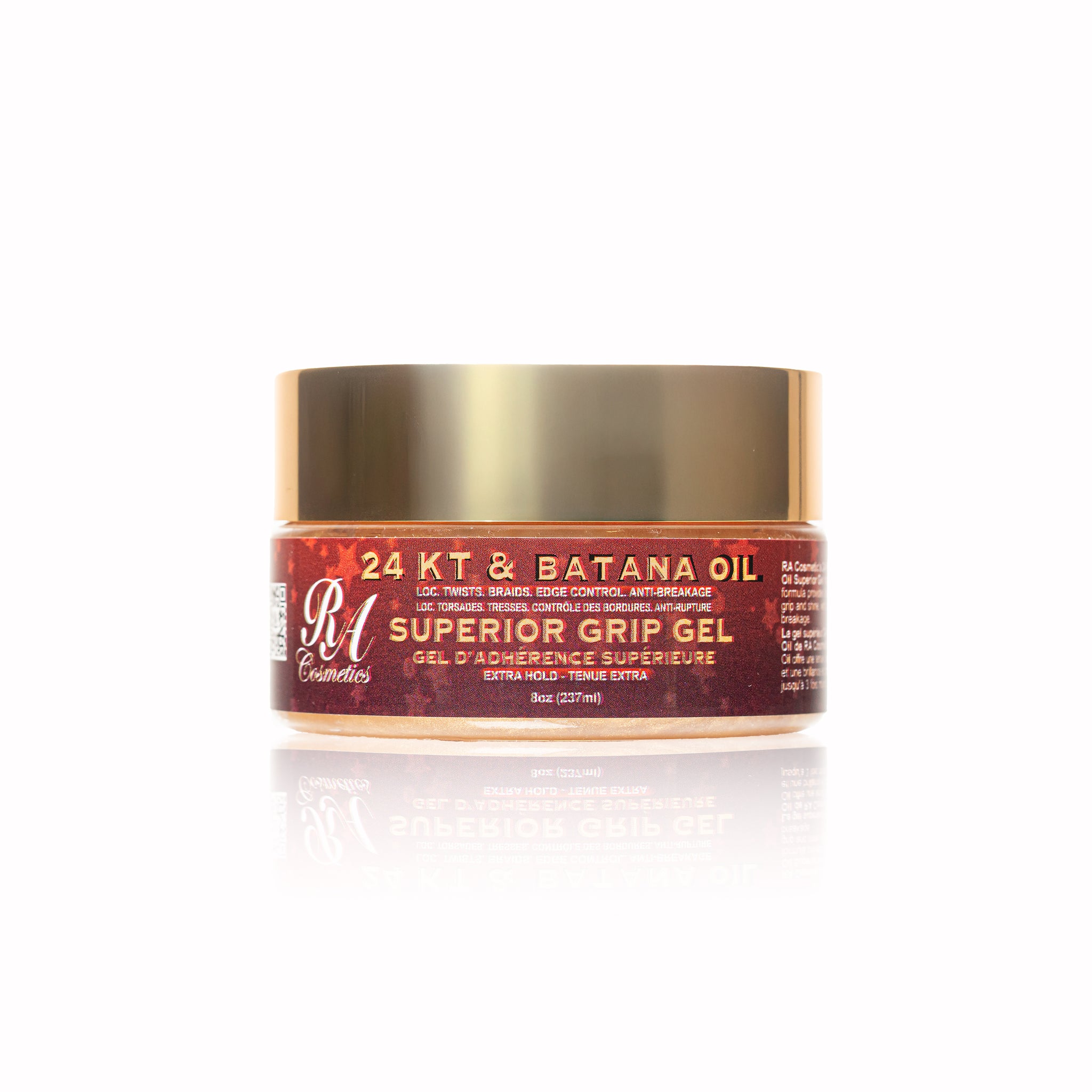 Batana Oil 24KT Gold Superior Grip Gel - Locs, Twist, Braids, Edge Control, Anti-Breakage