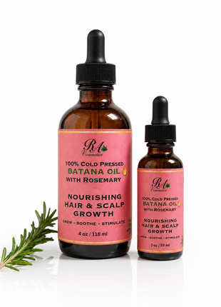 100% Cold-Pressed Batana Oil w/ Rosemary Oil