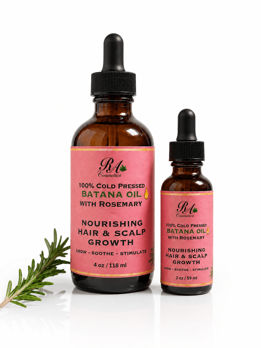 100% Cold-Pressed Batana Oil w/ Rosemary Oil