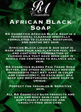 100% African Black Soap 1lb & Up (Bulk)