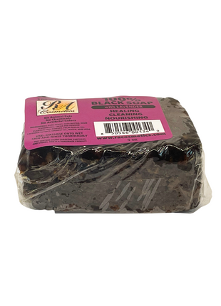 100% African Black Soap Bar w/ Lavender