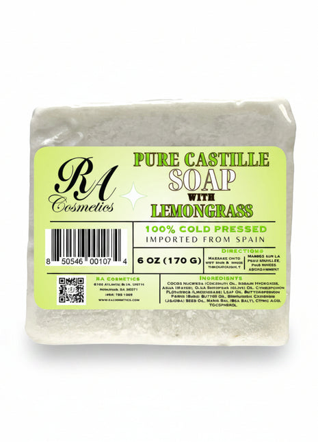 Pure Castille Soap Bar w/ Lemongrass