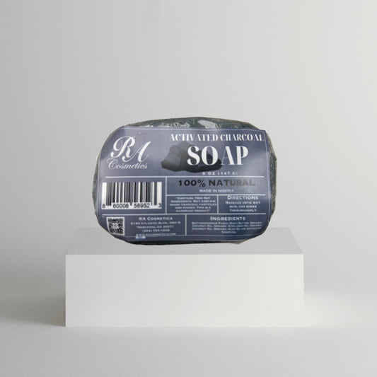 100% Activated Charcoal Natural Soap Bar