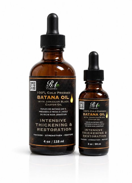 100% Cold-Pressed Batana Oil w/ Jamaican Black Castor Oil