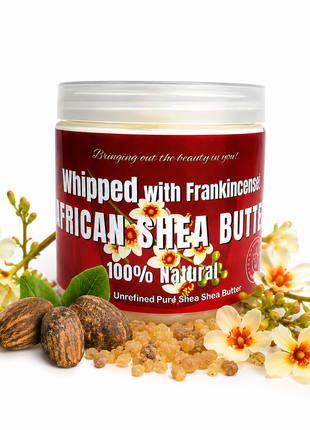 Whipped African Shea Butter w/ Frankincense