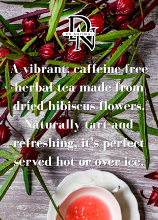 Dr. Natural's Hibiscus Herbal Tea - 30 Sachets