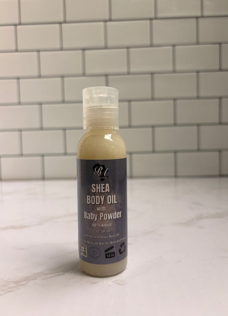 Shea Body Oil - Baby Powder