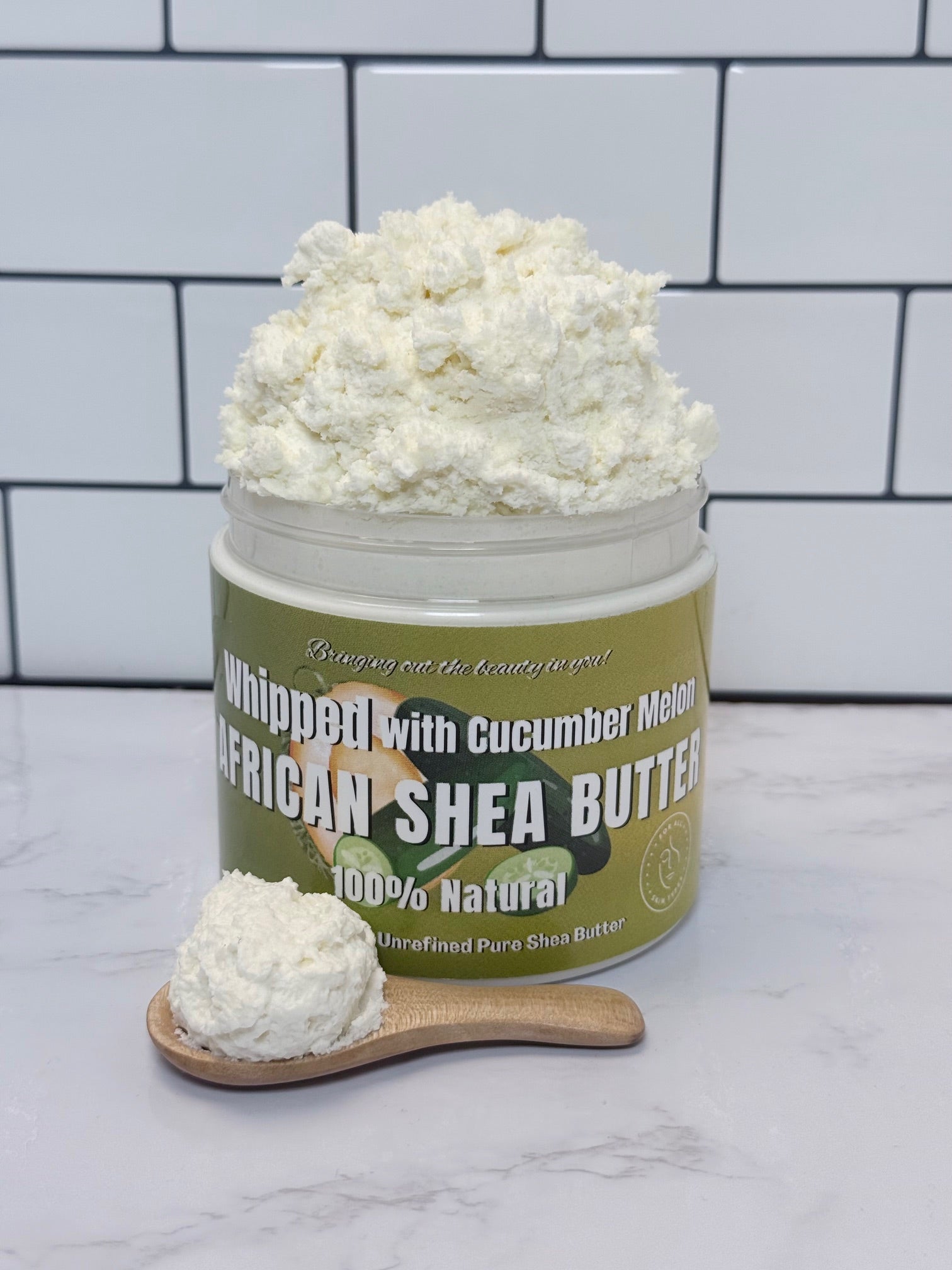 Whipped African Shea Butter w/ Cucumber Melon