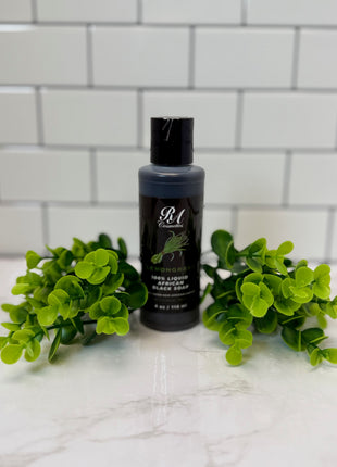 Liquid 100% African Black Soap w/ Lemongrass