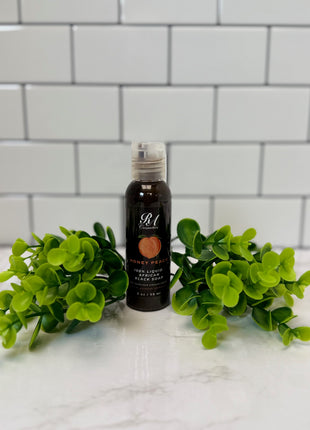 Liquid 100% African Black Soap w/ Honey Peach