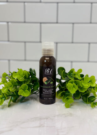 Liquid 100% African Black Soap w/ Cucumber Melon