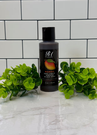 Liquid 100% African Black Soap w/ Mango