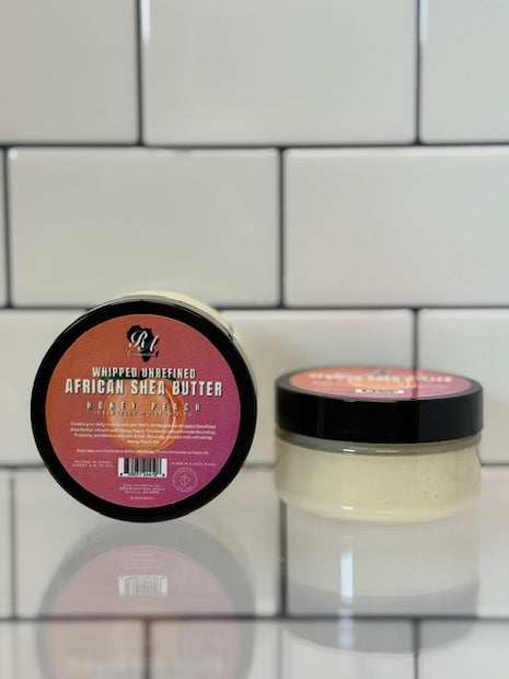 Whipped African Shea Butter w/ Honey Peach