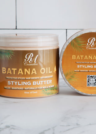 Batana Oil Styling Butter - Protective Styles, Hair Growth, Anti-Breakage