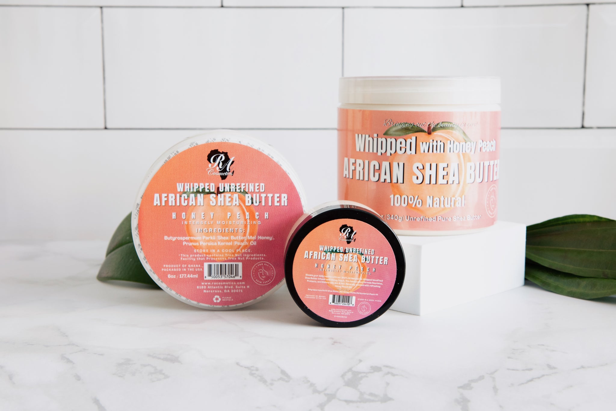 Whipped African Shea Butter w/ Honey Peach