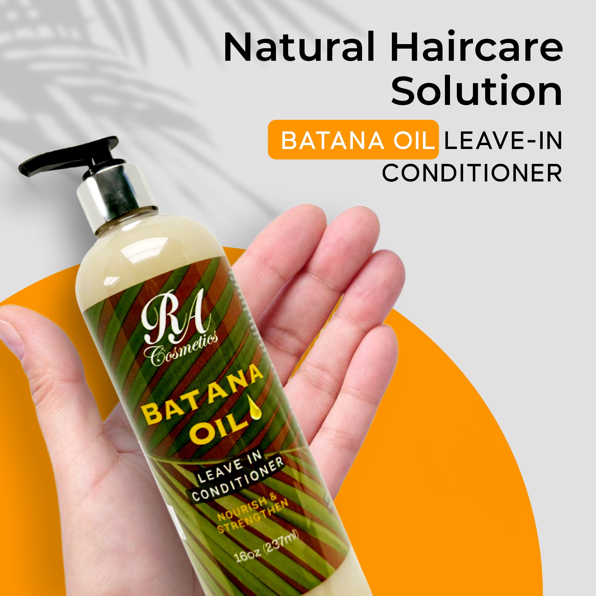Batana Trio - Raw Batana Oil 4oz, 2 in 1 Shampoo/Conditioner, Leave In
