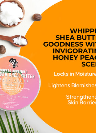 Whipped African Shea Butter w/ Honey Peach