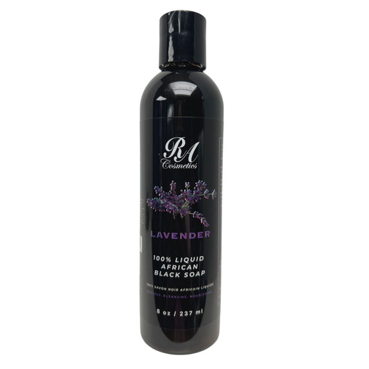 Liquid 100% African Black Soap w/ Lavender