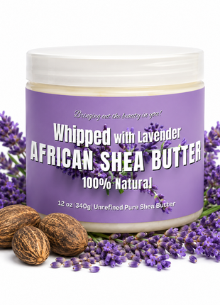 Whipped African Shea Butter w/ Lavender
