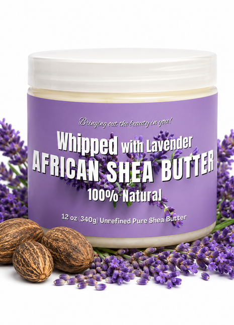 Whipped African Shea Butter w/ Lavender