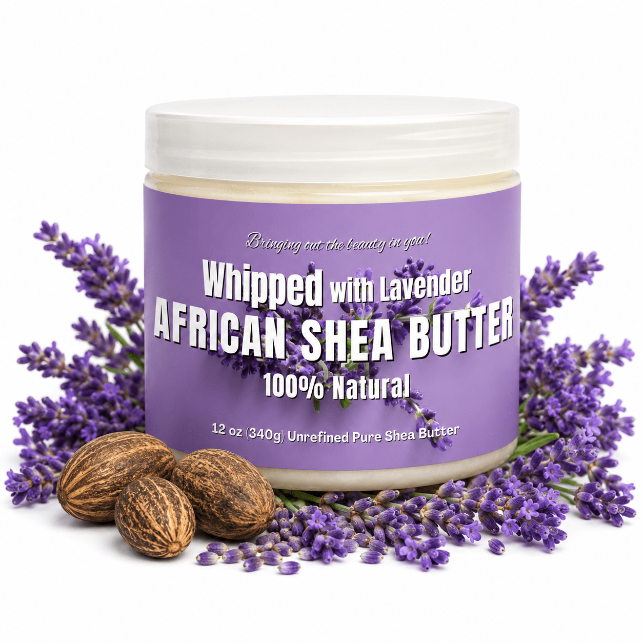 Whipped African Shea Butter w/ Lavender