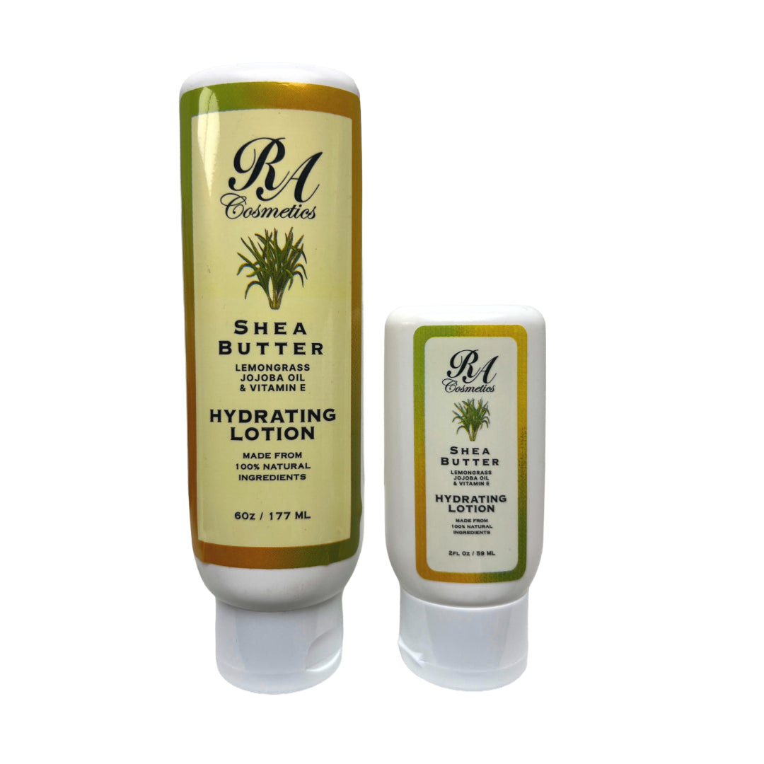 Shea Butter Hydrating Lotion w/ Jojoba Oil & Vitamin E - Lemongrass