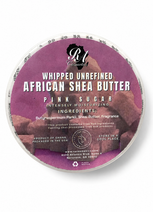 Whipped African Shea Butter w/ Pink Sugar