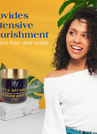 Batana Oil 24KT Gold Superior Grip Gel - Locs, Twist, Braids, Edge Control, Anti-Breakage