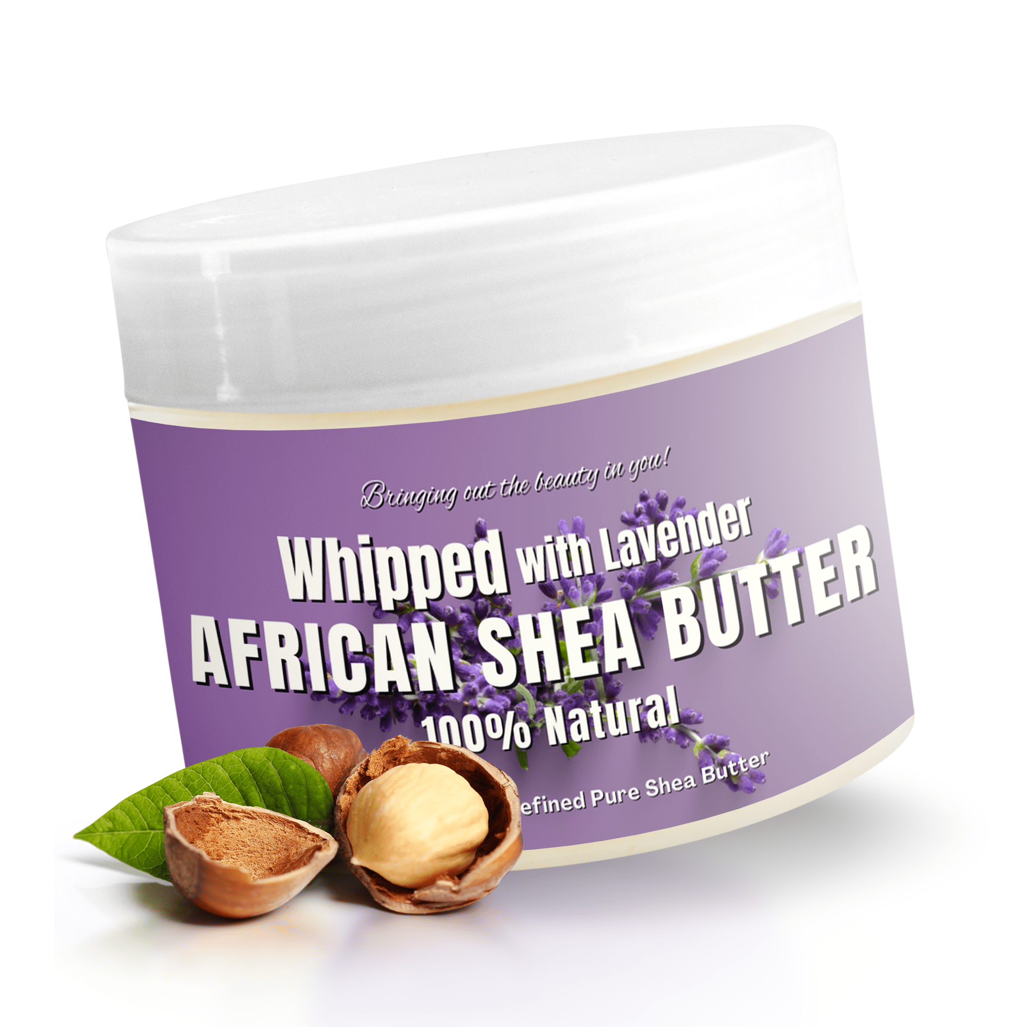 Whipped African Shea Butter w/ Lavender