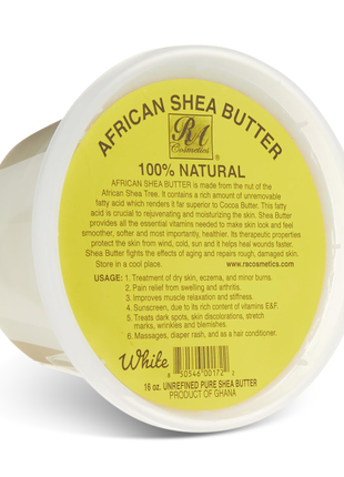 100% Natural African Shea Butter - Ivory Solid - Pure & Unrefined