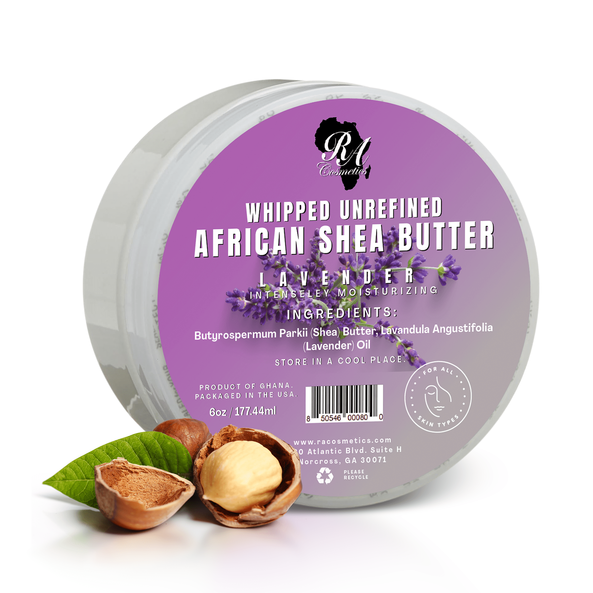 Whipped African Shea Butter w/ Lavender